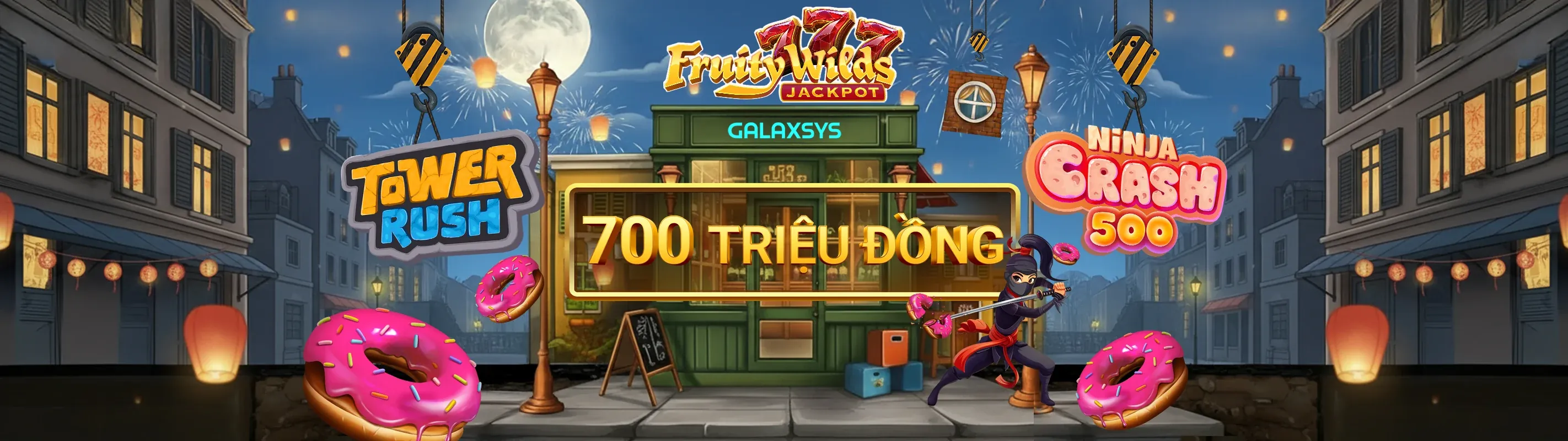 Hình ảnh chính trò chơi Nổ Hũ WinVND với biểu tượng jackpot và tiền vàng
